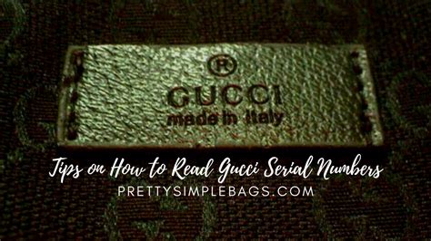 gucci hat serial number